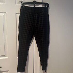Sanctuary Women's Black Plaid Leggings